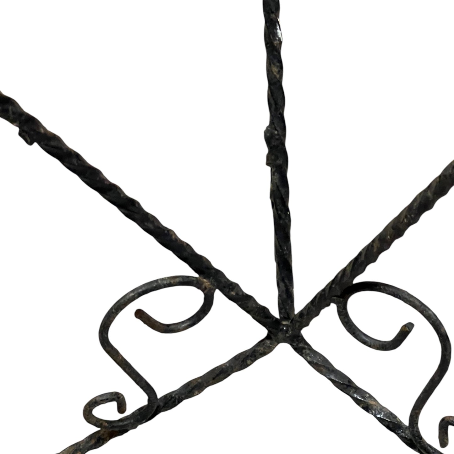 Vintage Retro Mid Century 50s 60s, French Wrought Iron Pot Plant Stand