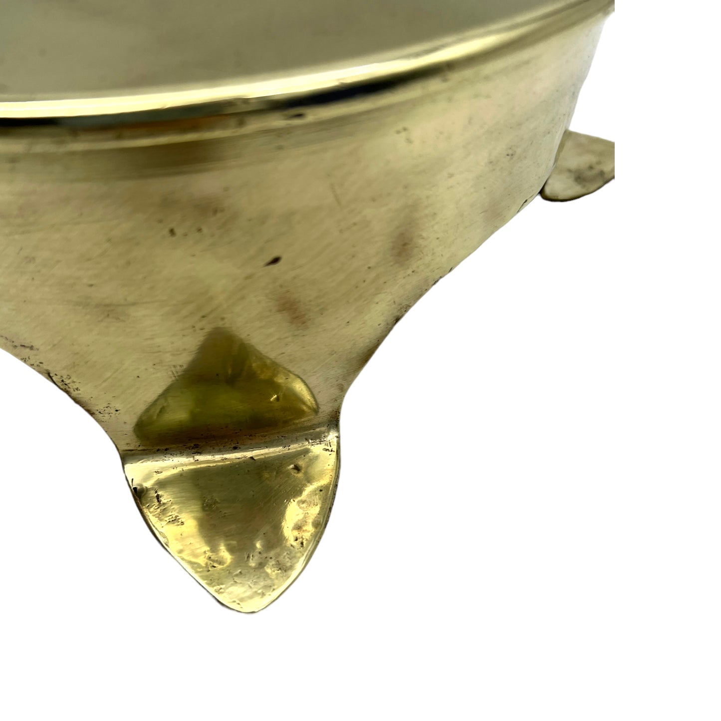 image 10 German WW1 solid brass trench art pot stand