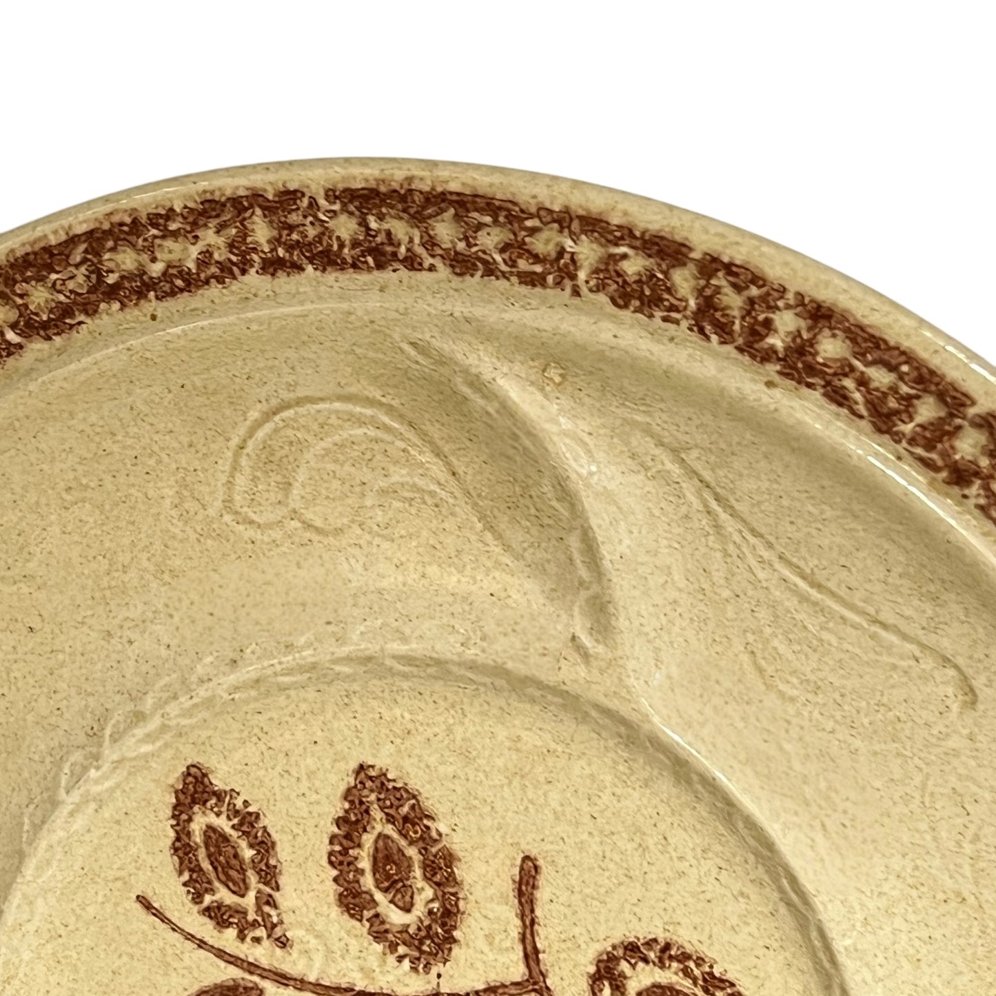 close up view of fondue plate
