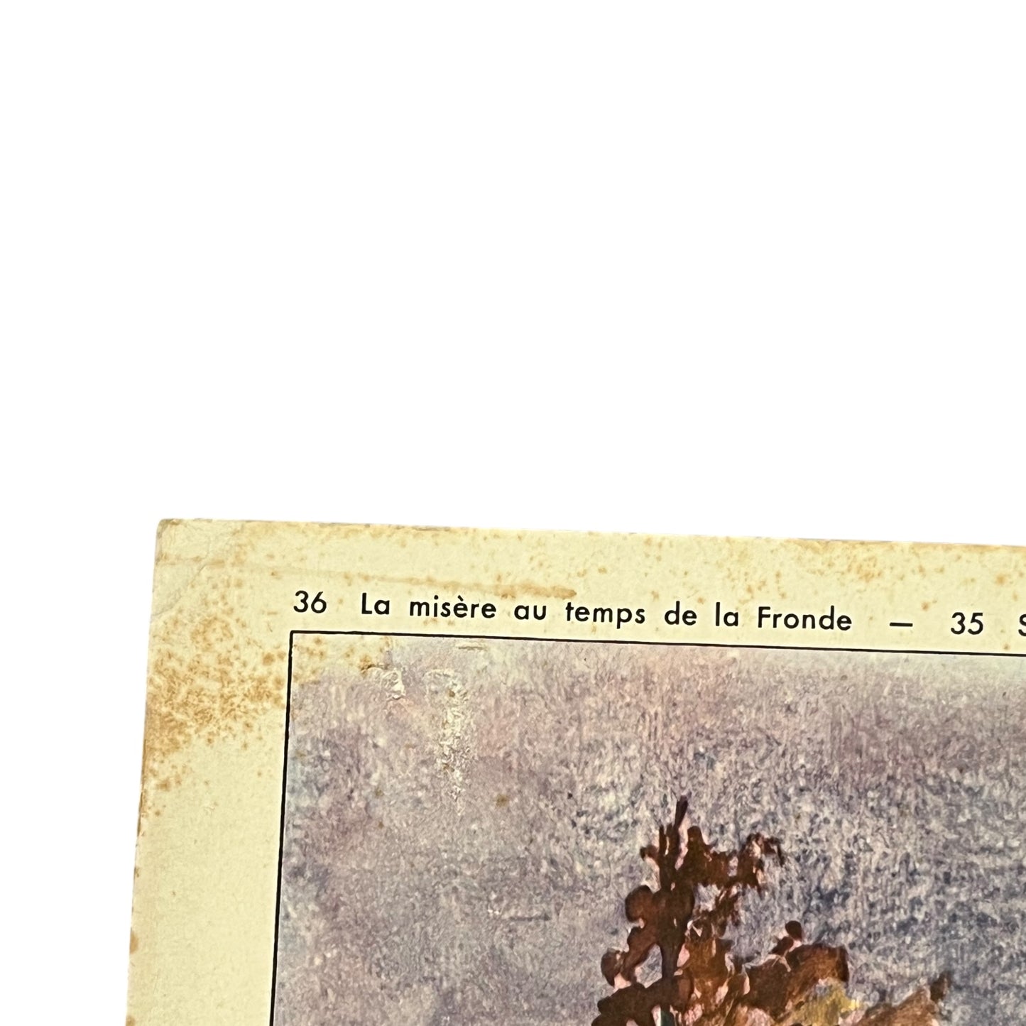 corner image of French school poster