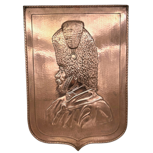 image large French copper embossed plaque sold by All Things French Store