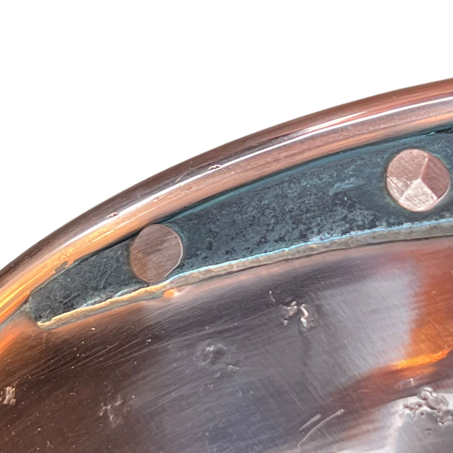 bracket of copper ladle