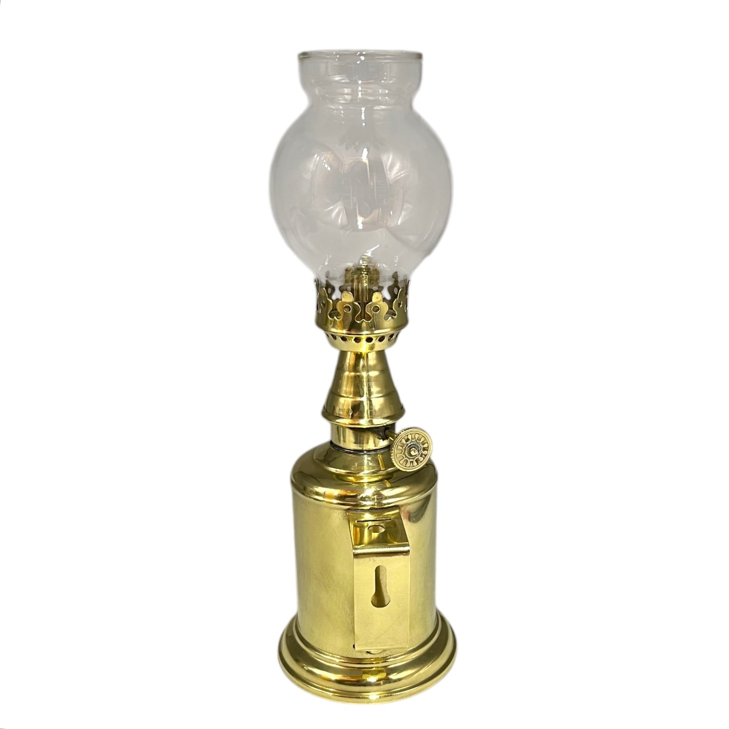French Vintage Brass Pigeon Lamp, Wine Cellar Oil Lamp, Full Working Order