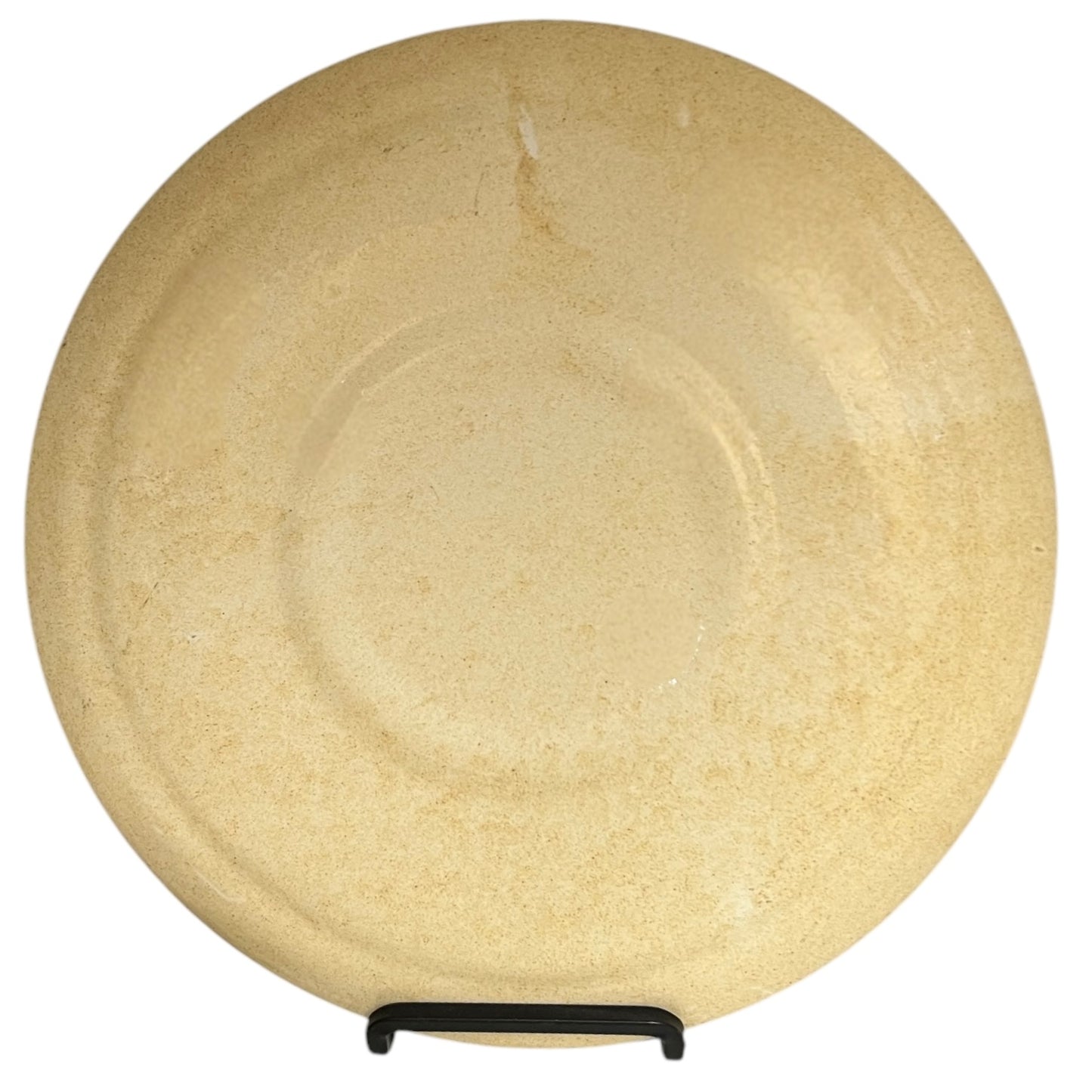 back view of fondue plate