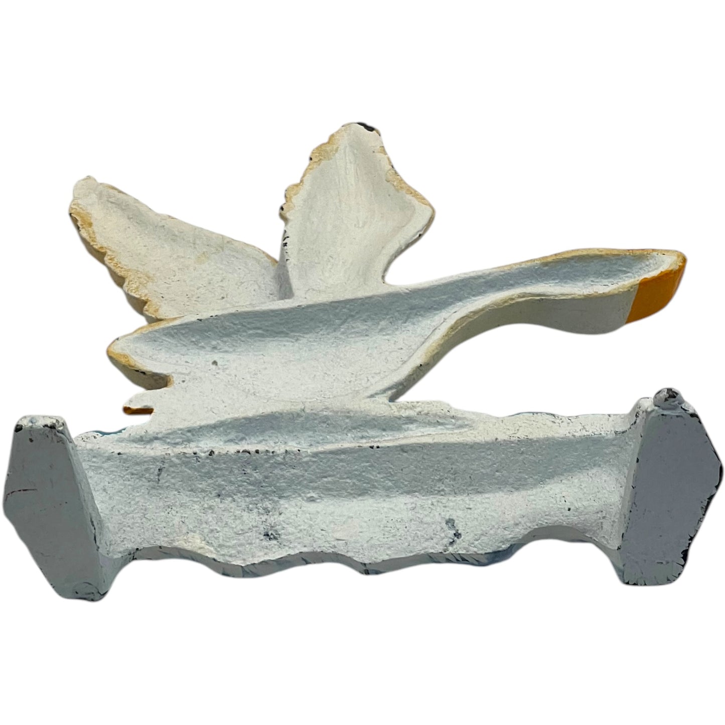 French Cast Iron Goose Door Stop, Farmhouse Chic Doorstop Wedge