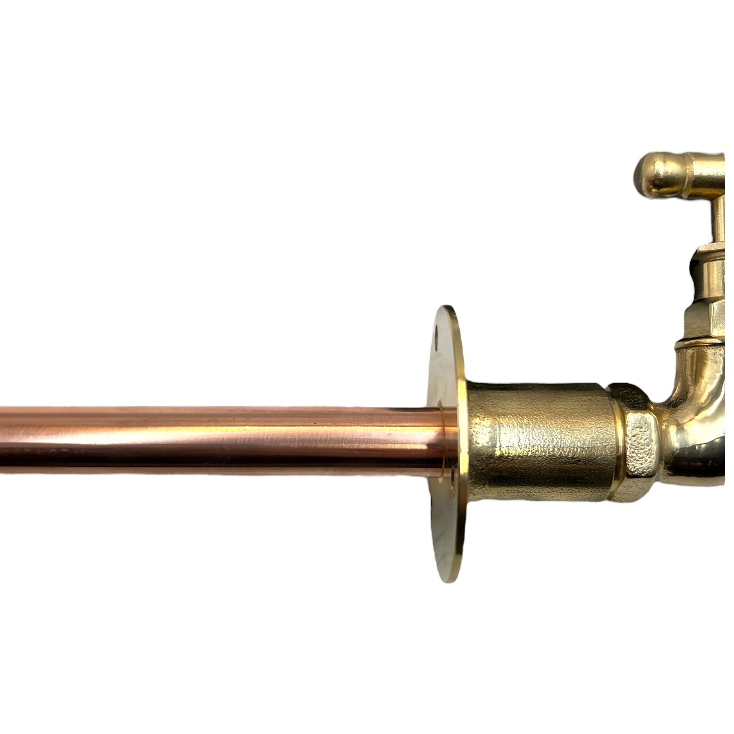 Brass Vintage Style Kitchen or Bathroom Taps, Wall Mounted ideal for Belfast Sink