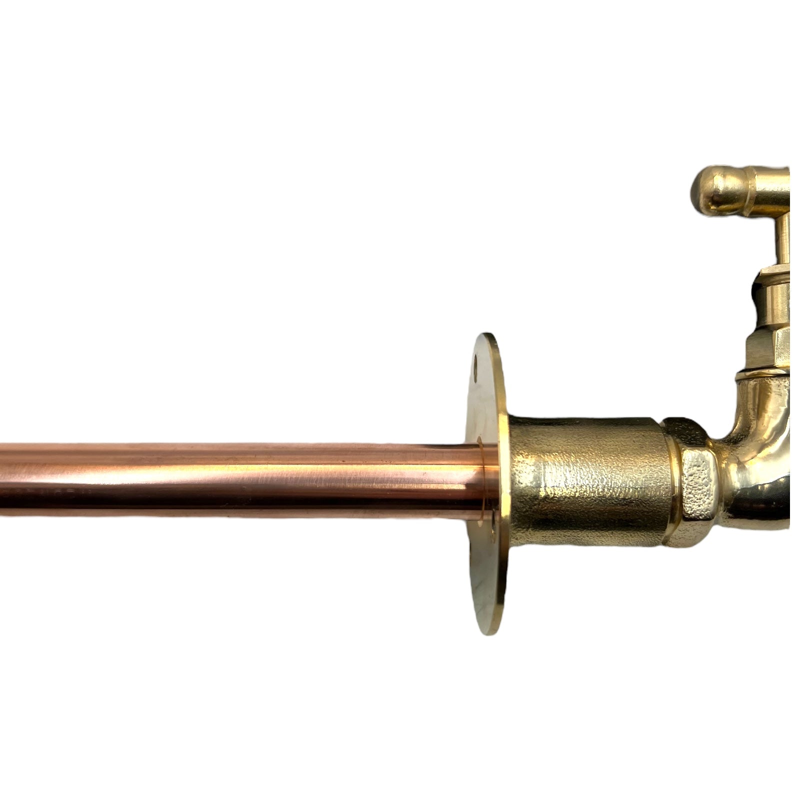 Brass Vintage Style Kitchen or Bathroom Taps, Wall Mounted ideal for Belfast Sink