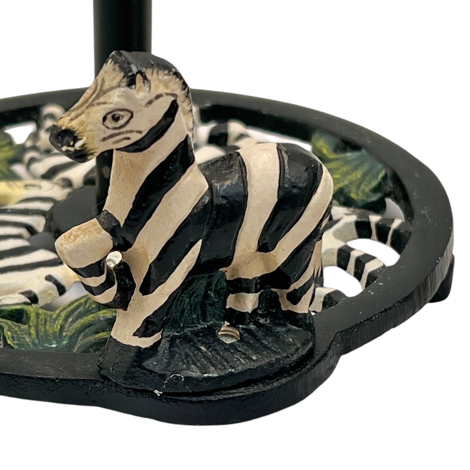 Cast Iron Zebra Kitchen Roll Holder & Serviette Holder, Country Kitchen