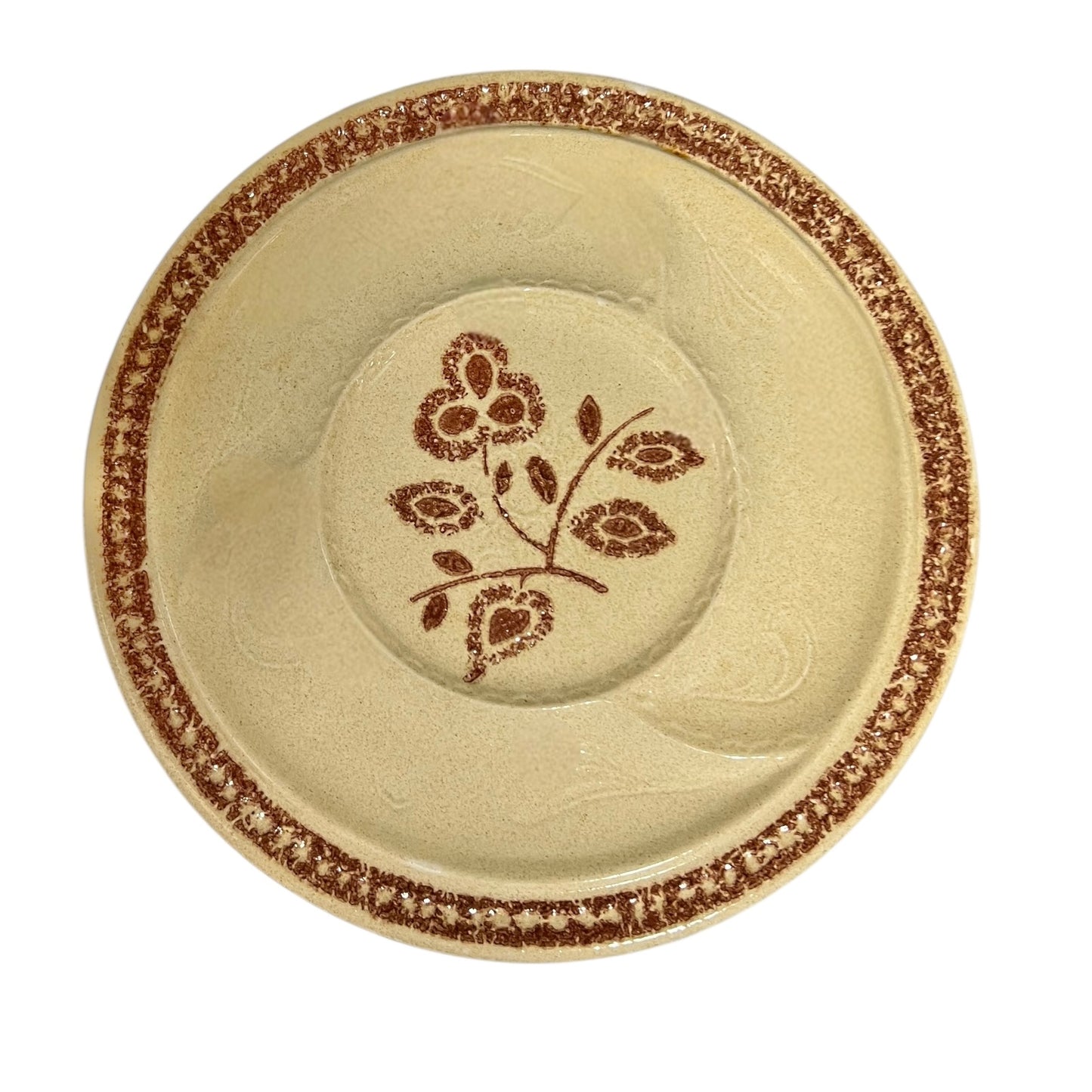 detail view of fondue plate