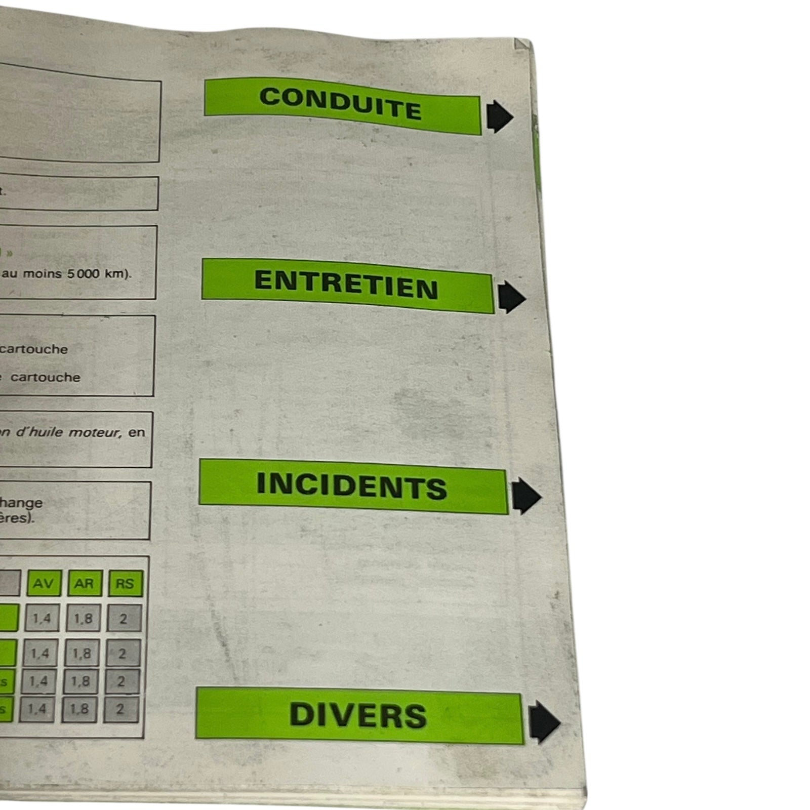 close inside image of service manual