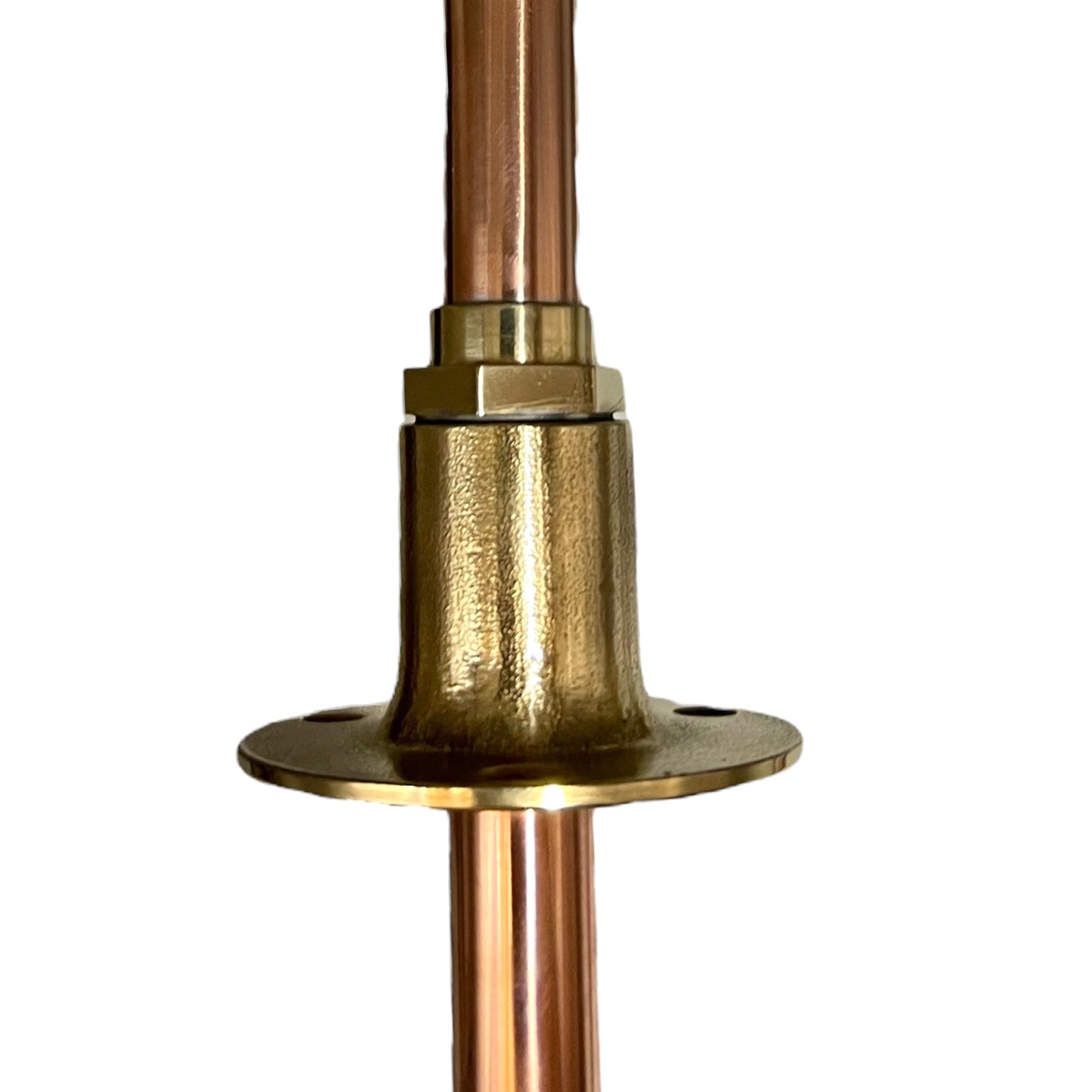 Traditional Brass and Copper Basin Tap, Copper Bathroom or Kitchen Tap (T60)