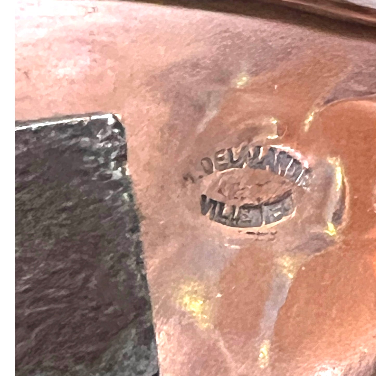 bracket of copper pan