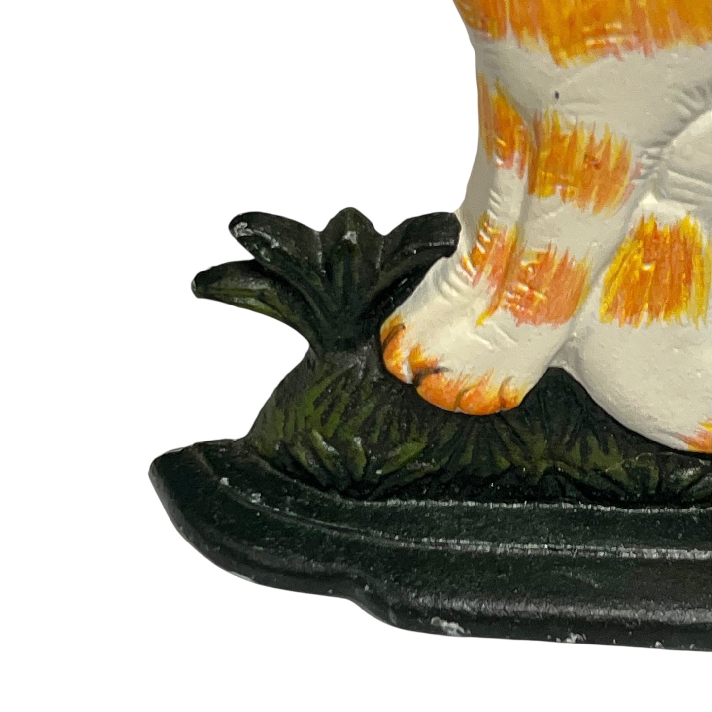 French Cast Iron Cat Shaped Door Stop, Cast Iron Doorstop Wedge, Door Stay