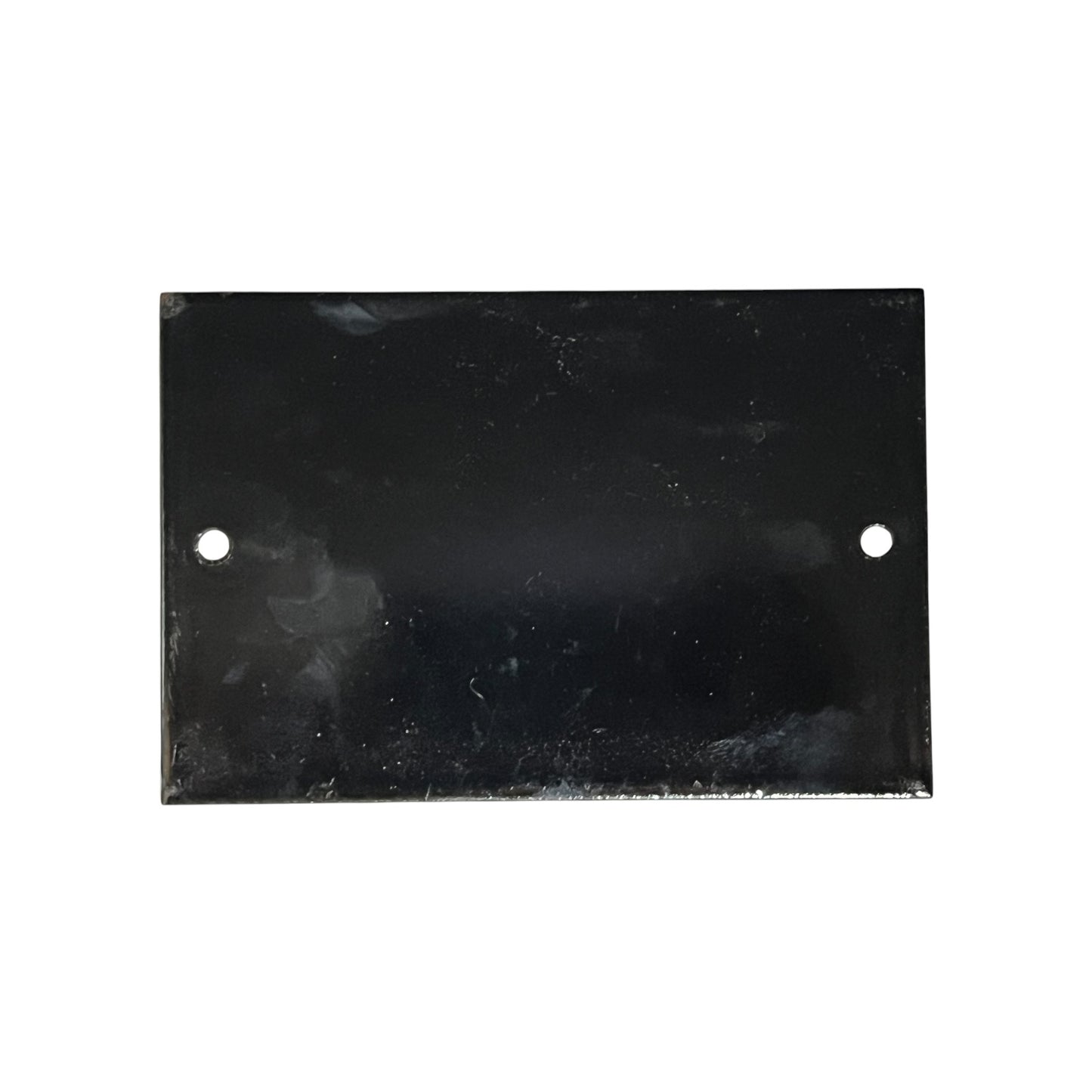 back image of a French vintage blue and white door number 88 on a white background
