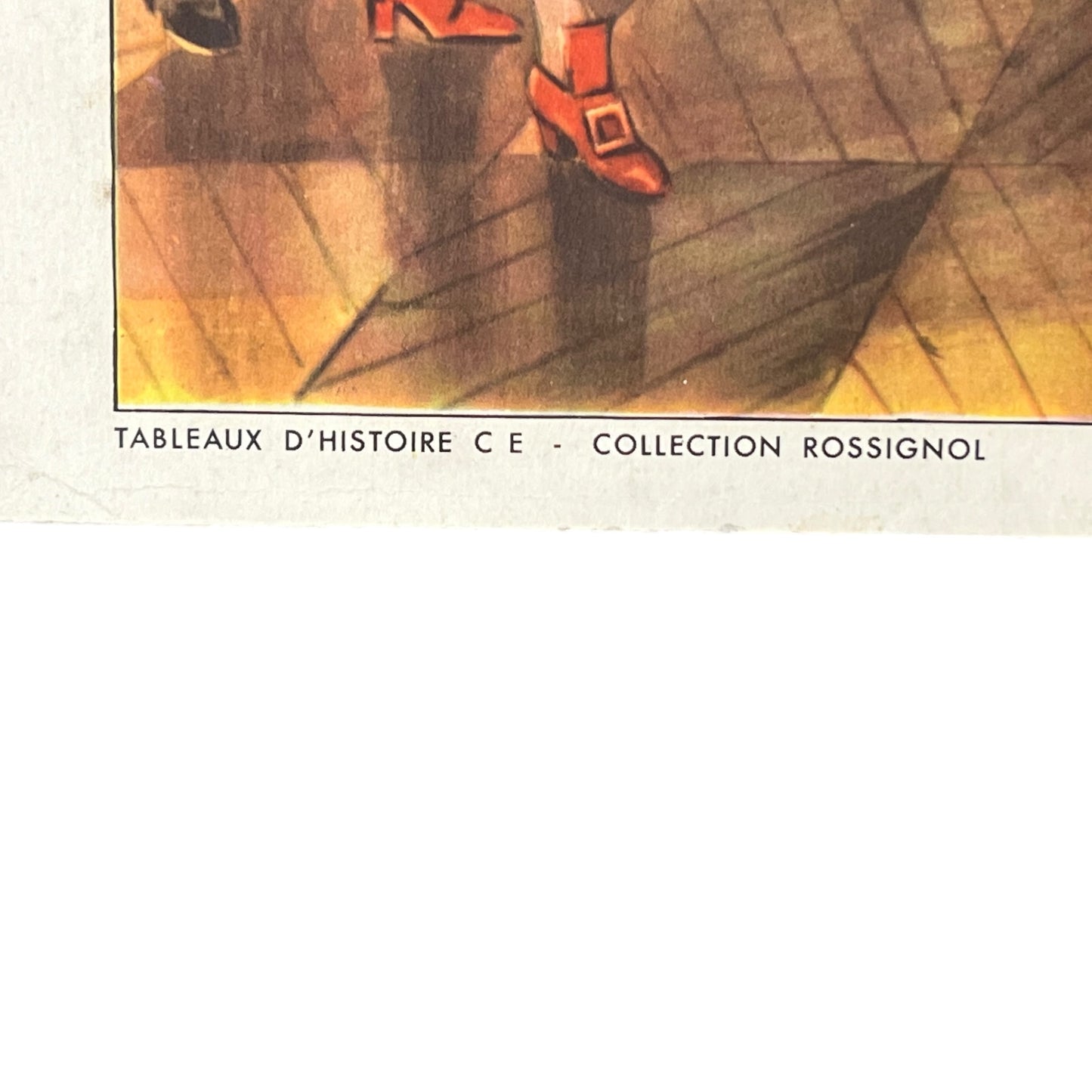 corner view of French school poster