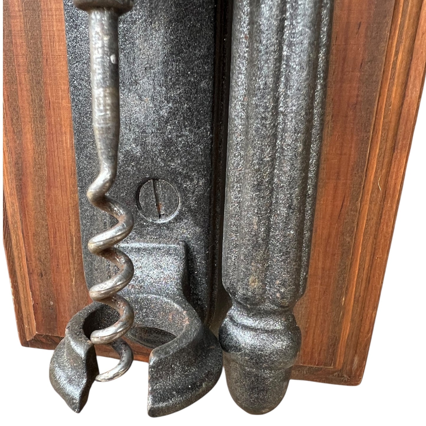 French Wall Mounted Bottle Opener, Vintage Style Hand Pull Corkscrew (A73)