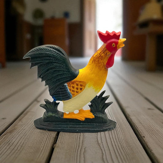 French Cast Iron Chicken Door Stop, Farmhouse Style Doorstop Wedge, Door Stay for sale from All Things French Store