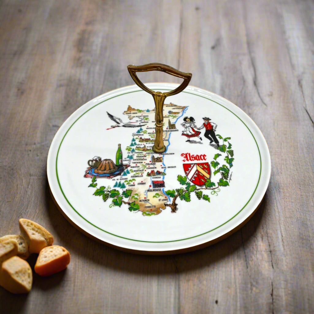 French shabby chic ceramic cheese tray cheeseboard sold by All Things French Store