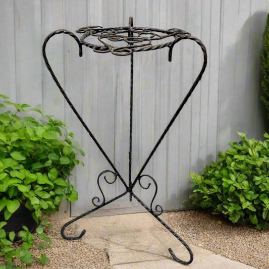 Vintage Retro Mid Century 50s 60s, French Wrought Iron Pot Plant Stand