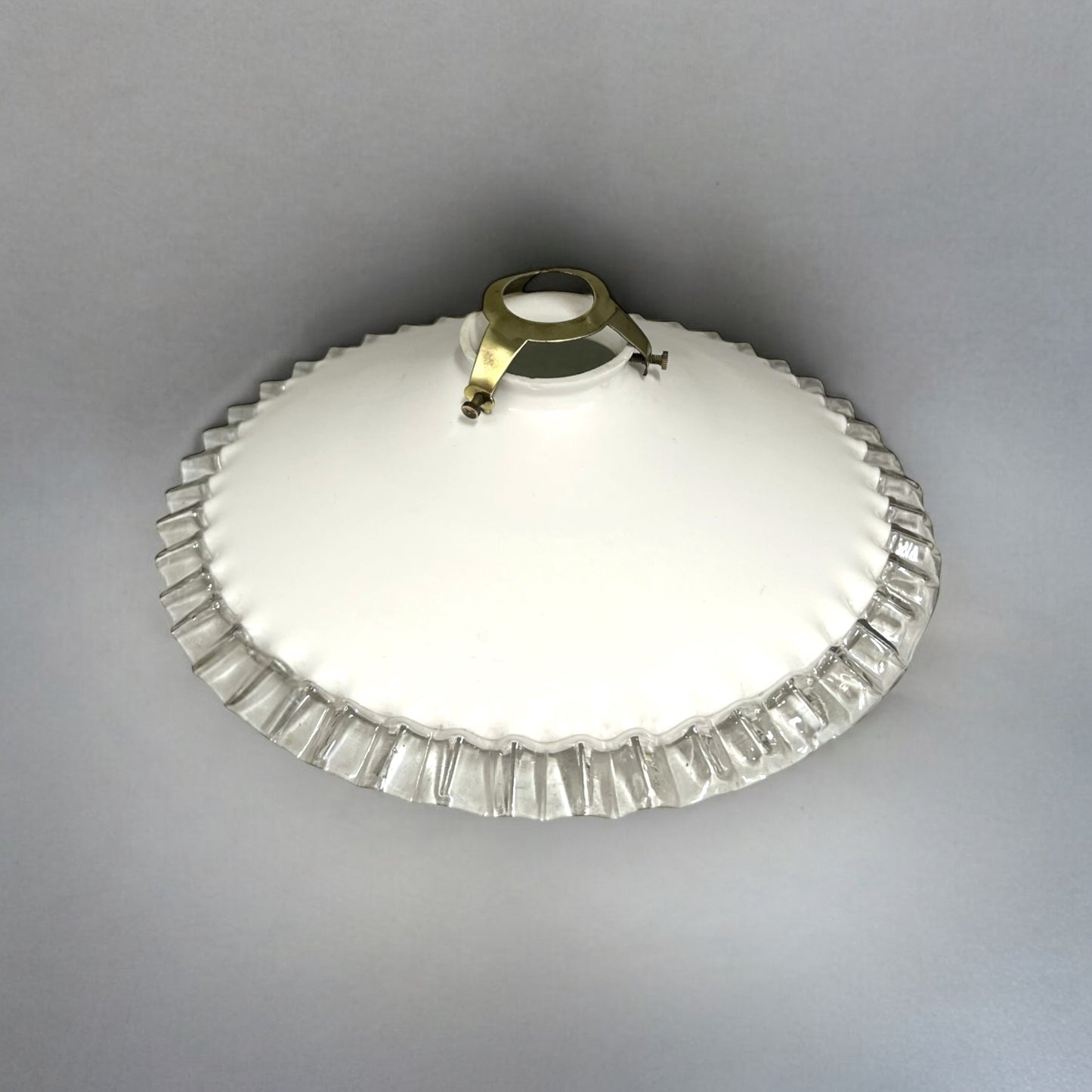 Vintage Glass Ceiling Light for Living Room, French Pendant Hanging Lampshade (B16)