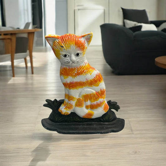 cat shaped doorstop