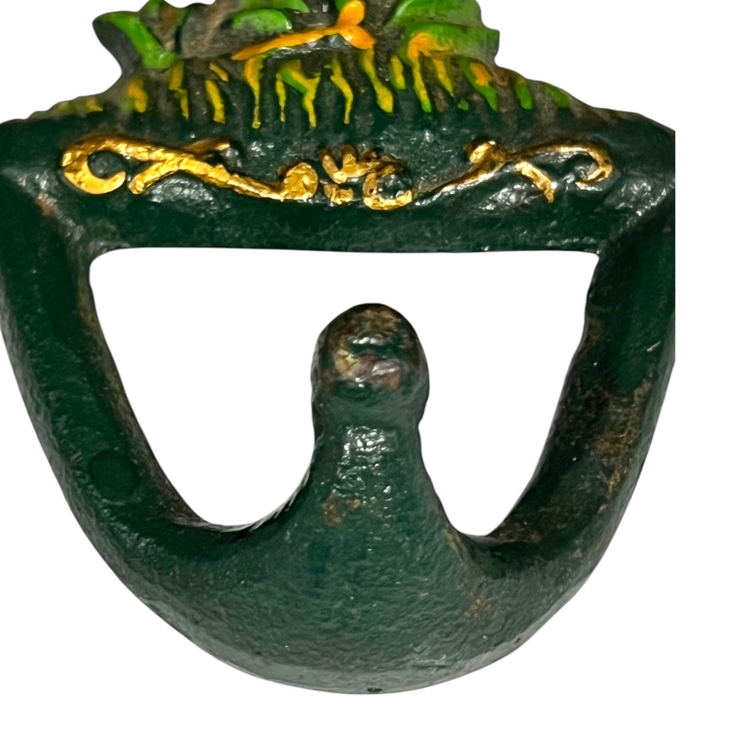 detail close up view of kitchen hook