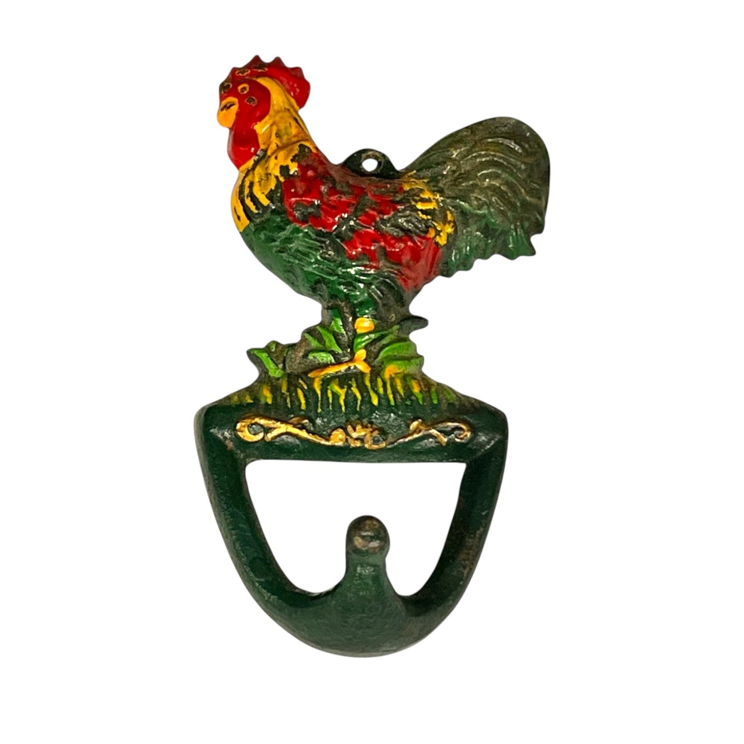 Cast Iron Chicken Shaped Kitchen Hook Shabby Chic Farmhouse Chic style for sale from All Things French Store