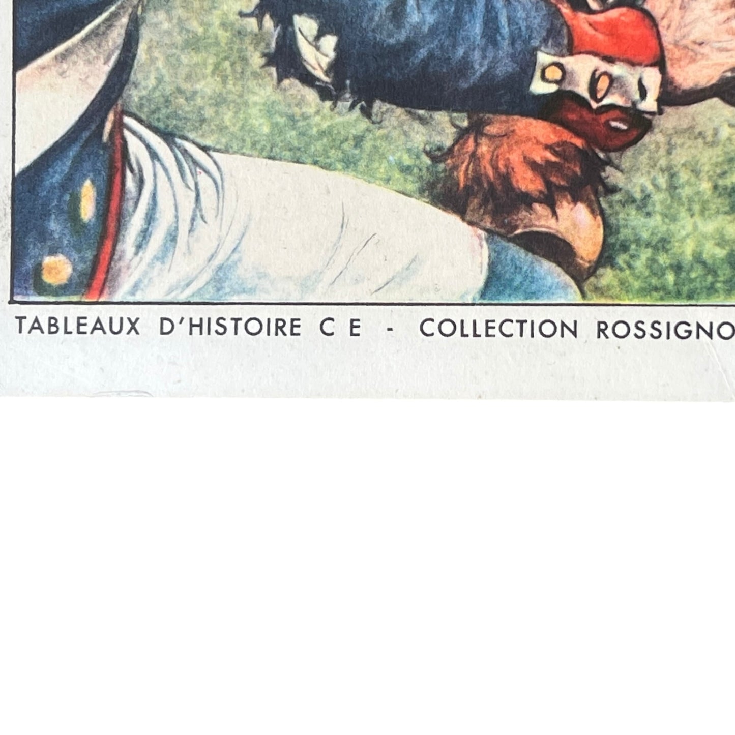 corner view of French poster