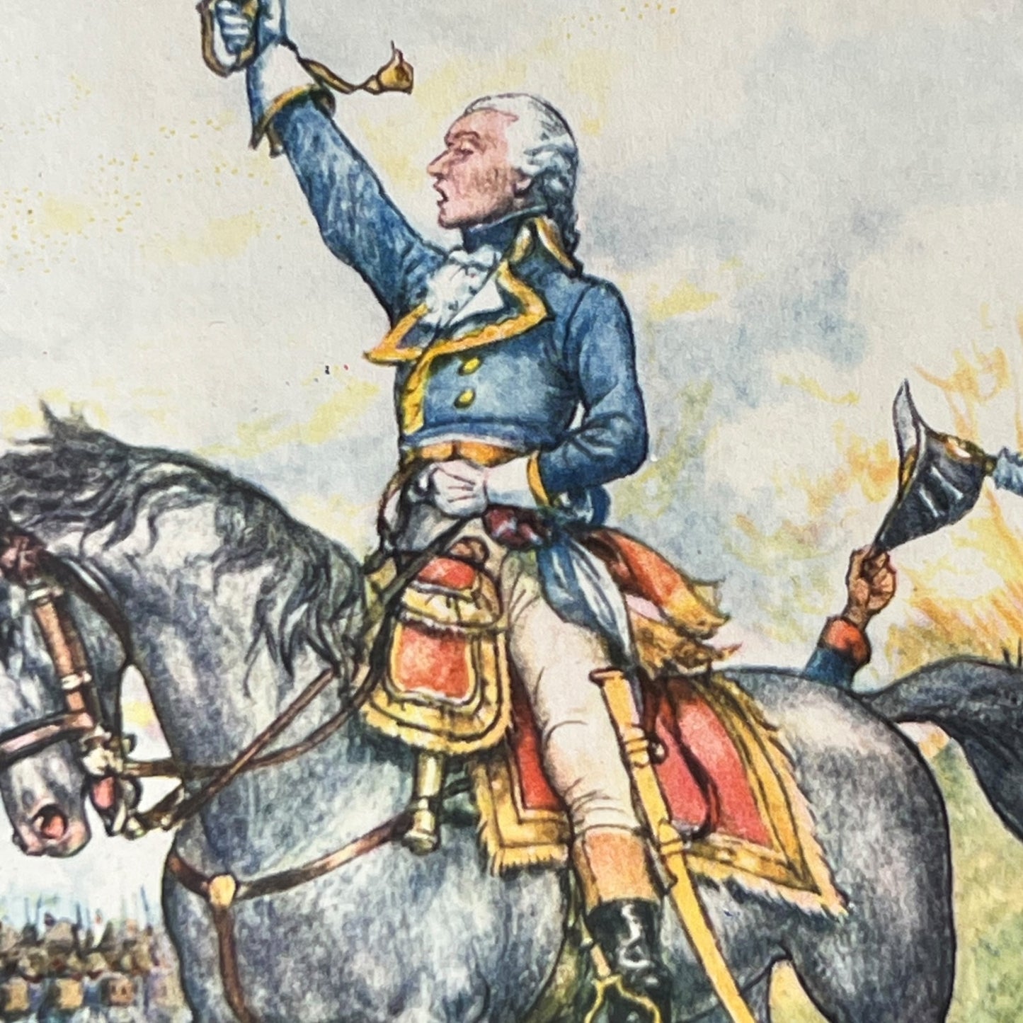 corner view of French poster