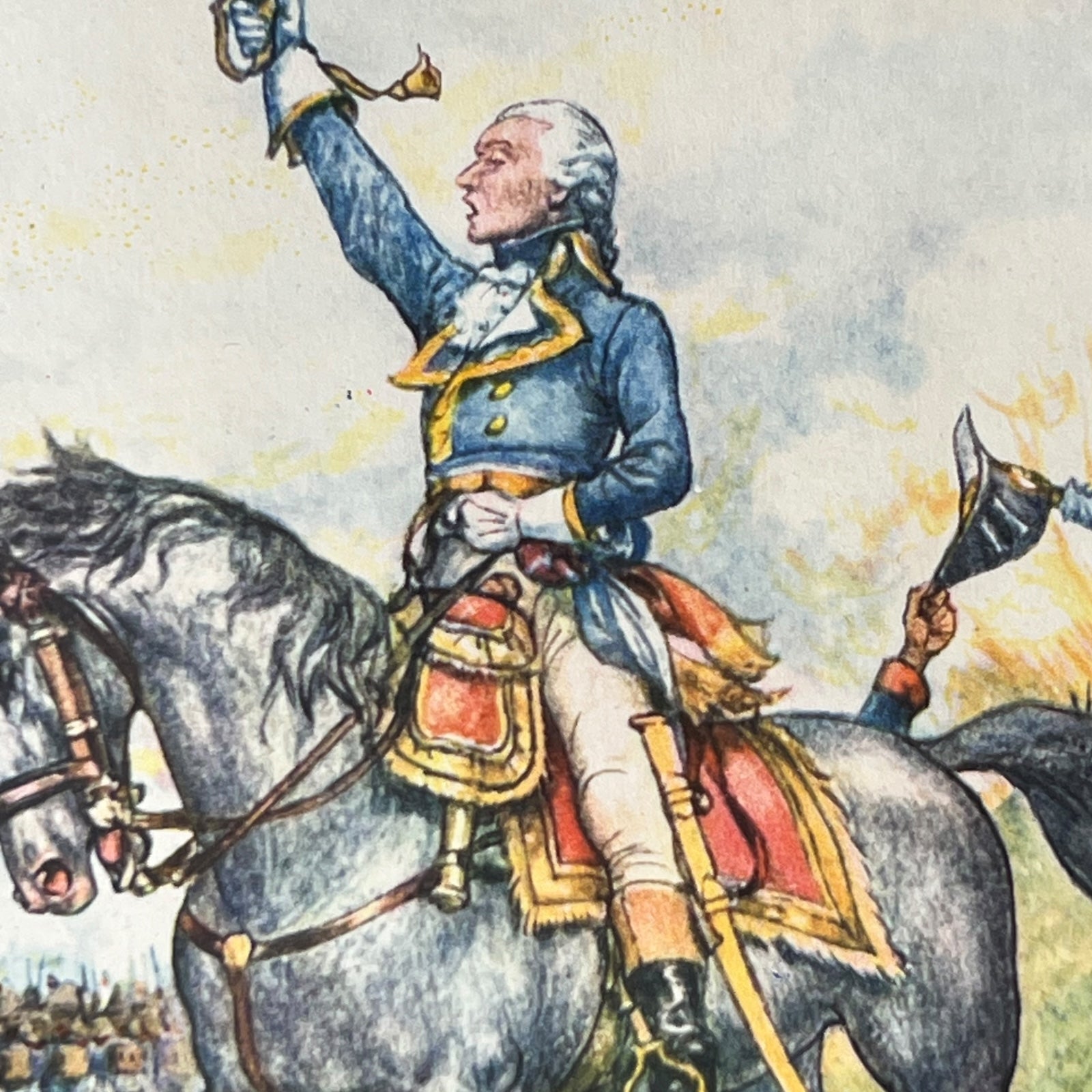 corner view of French poster