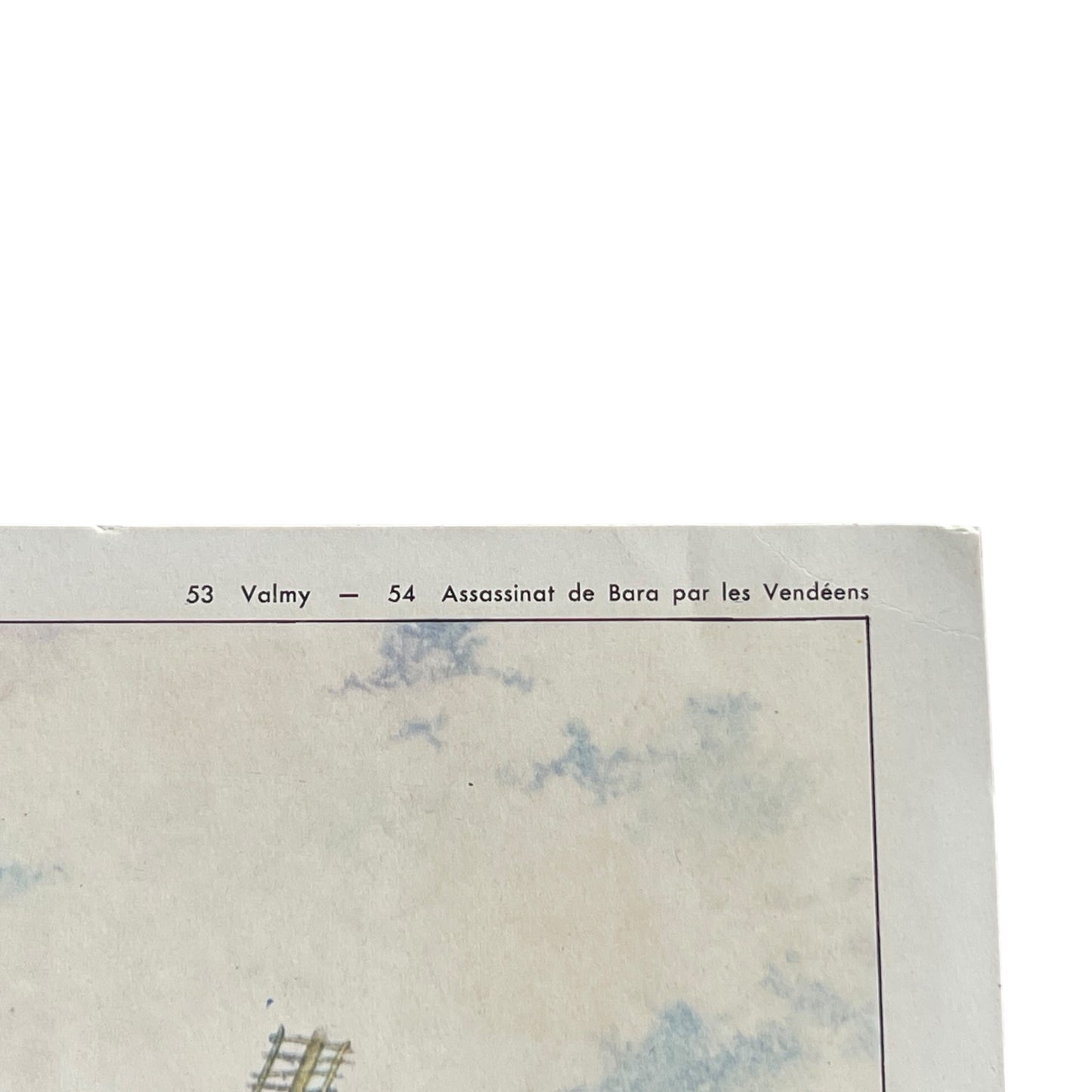 detailed view of French poster