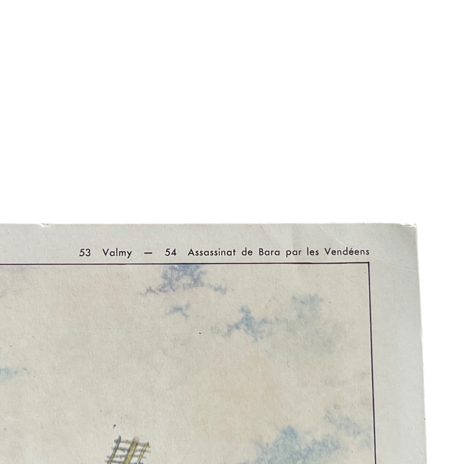 detailed view of French poster