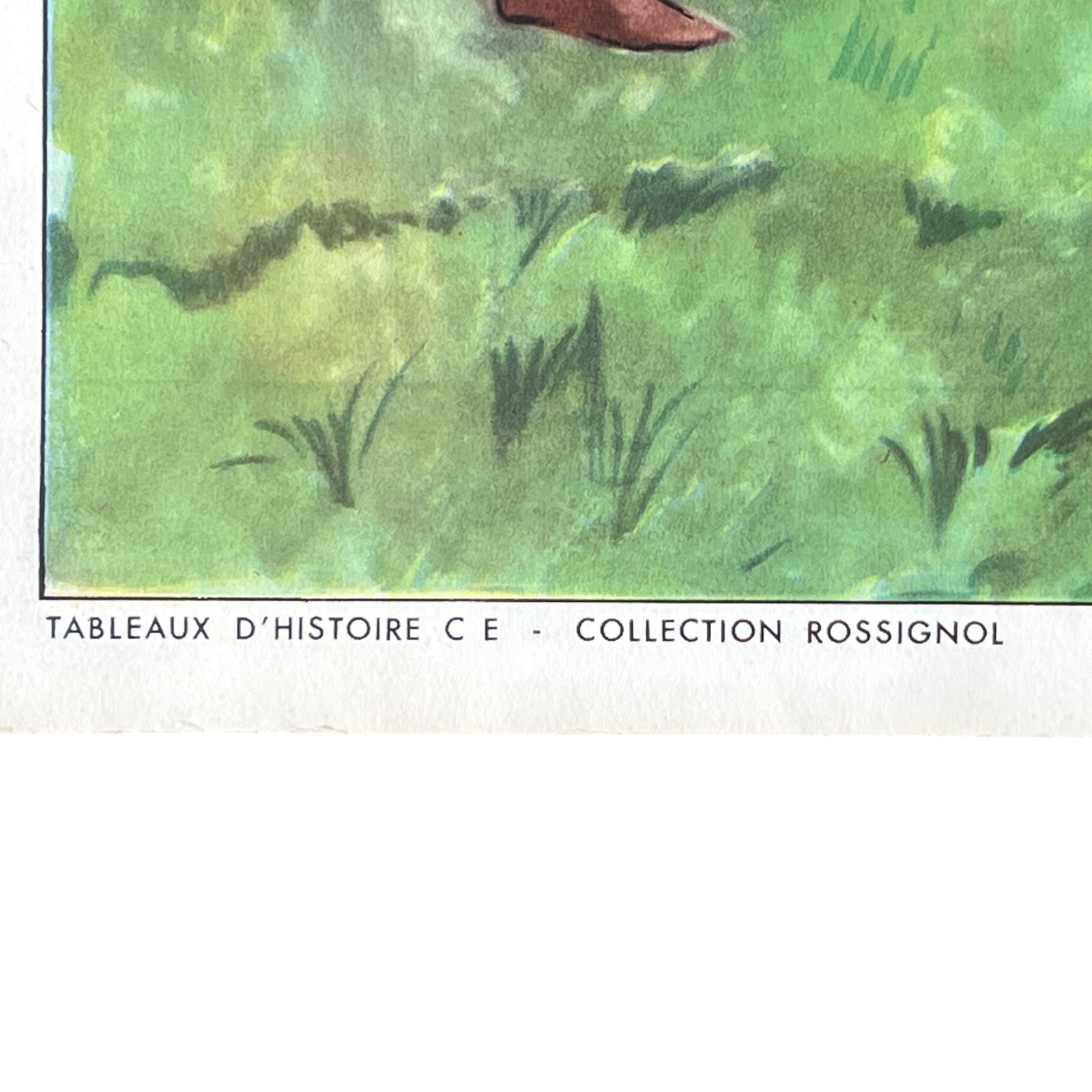 corner view of French poster