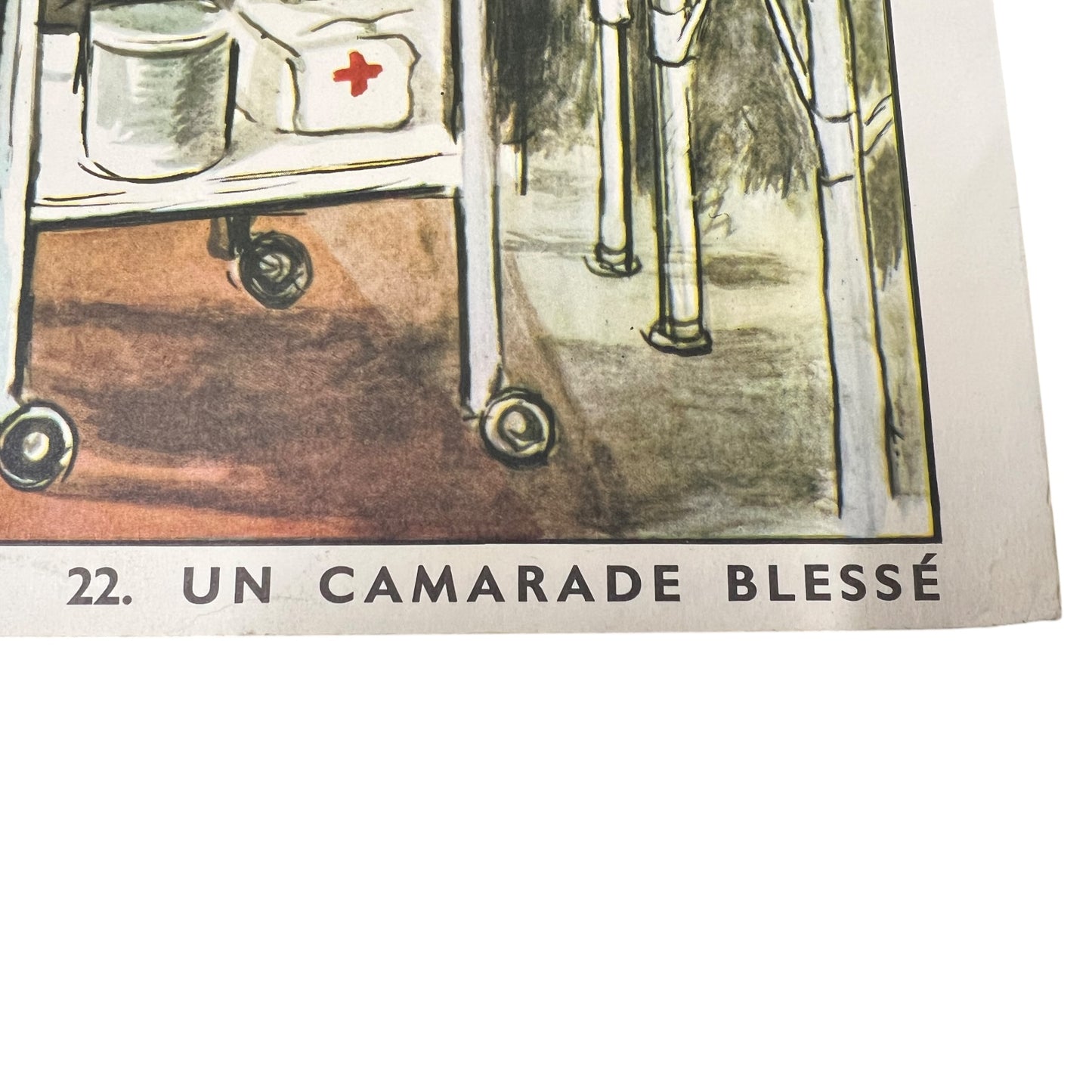 detail view of school poster