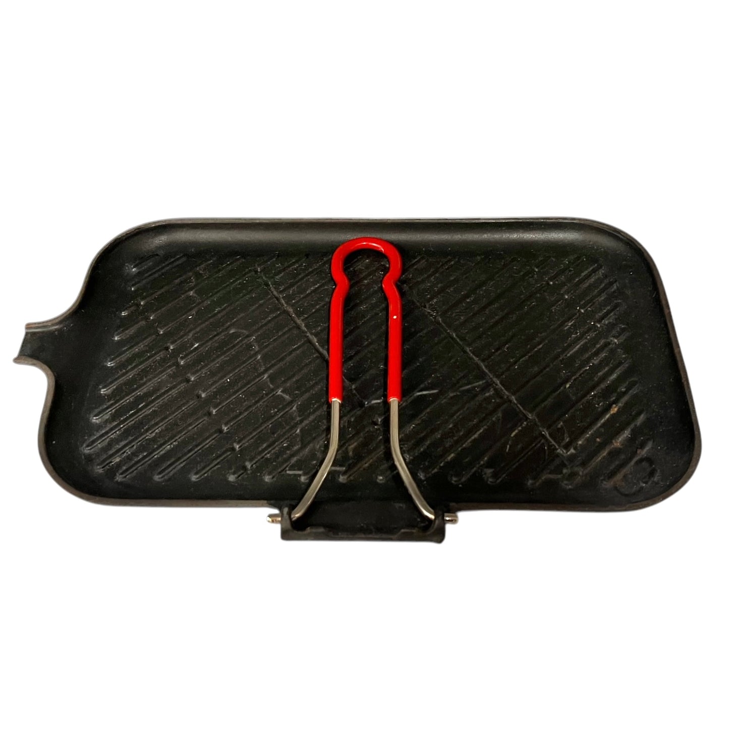Vintage French black cast iron frying pan for sale by All Things French Store
