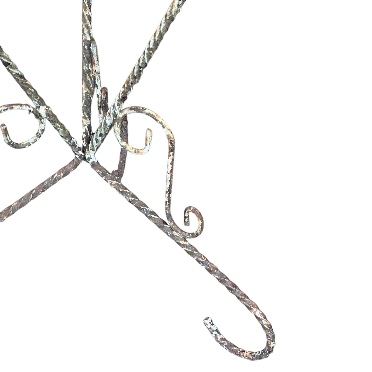 wrought iron plant stand legs