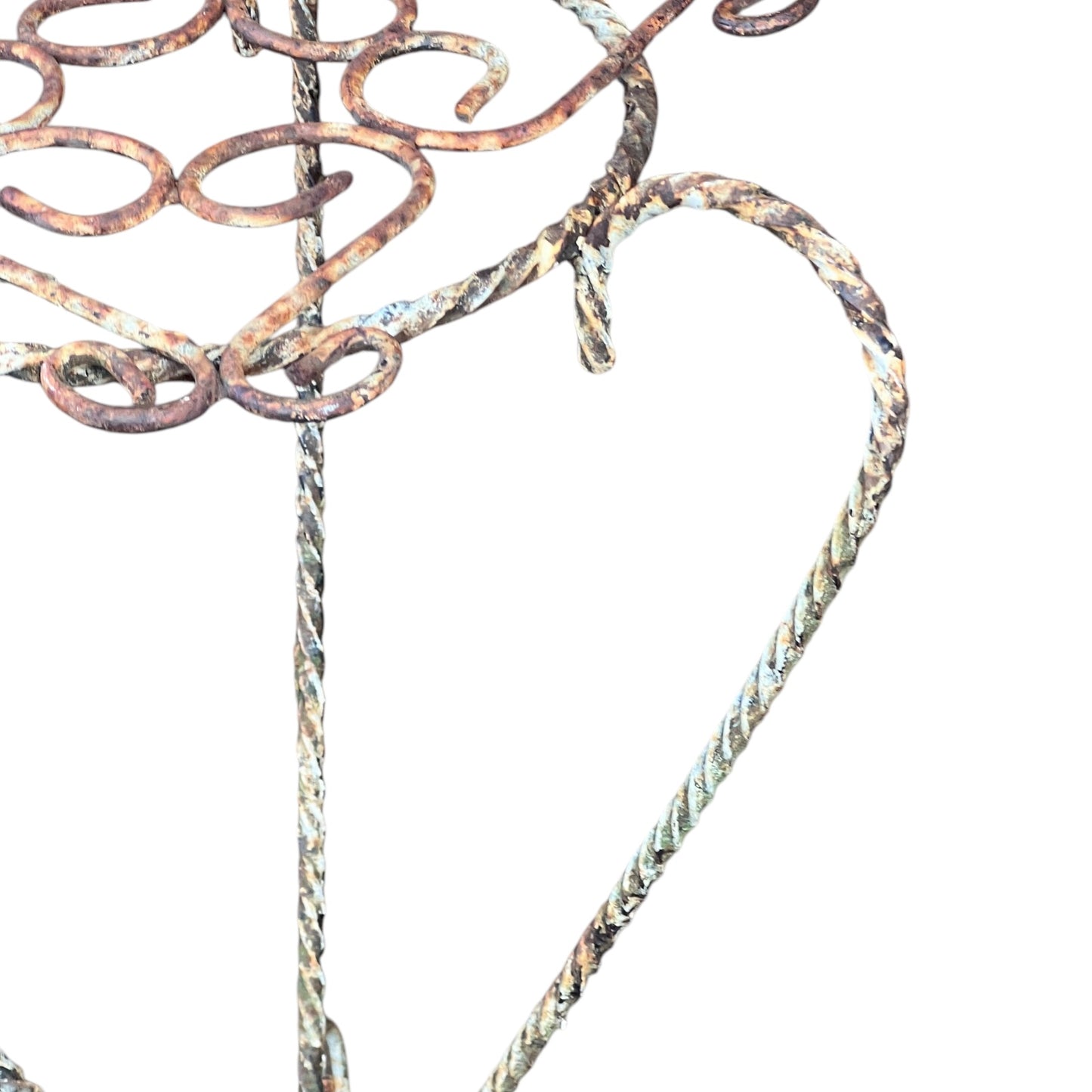 wrought iron plant stand
