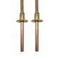 Copper and brass mixer tap set sold by All Things French Store