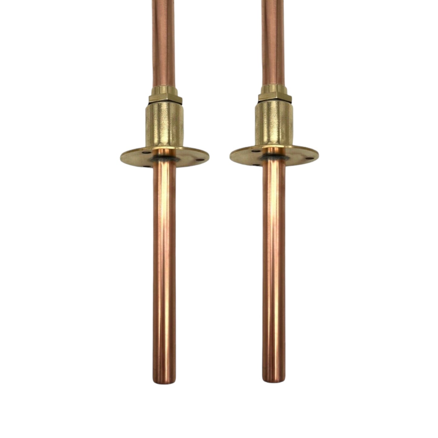 Copper and brass tail ends
