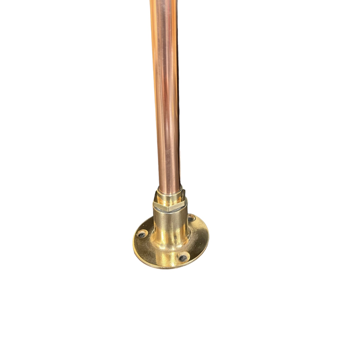 Made to measure small brass tap with copper pipework