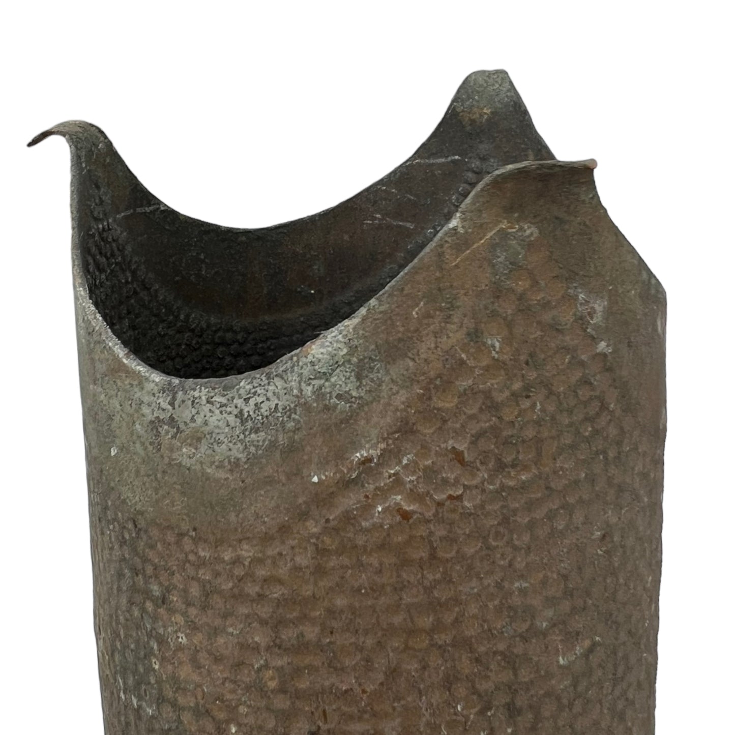 pair of brass WW1 trench art vases sold by All Things French Store