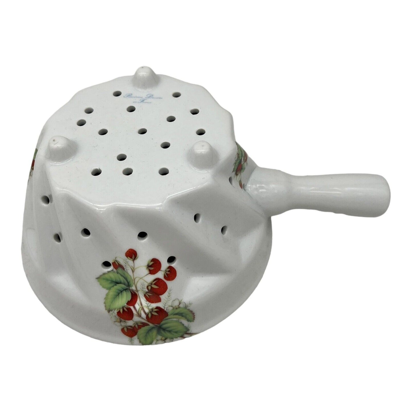 French porcelain jam colander sold by All Things French Store