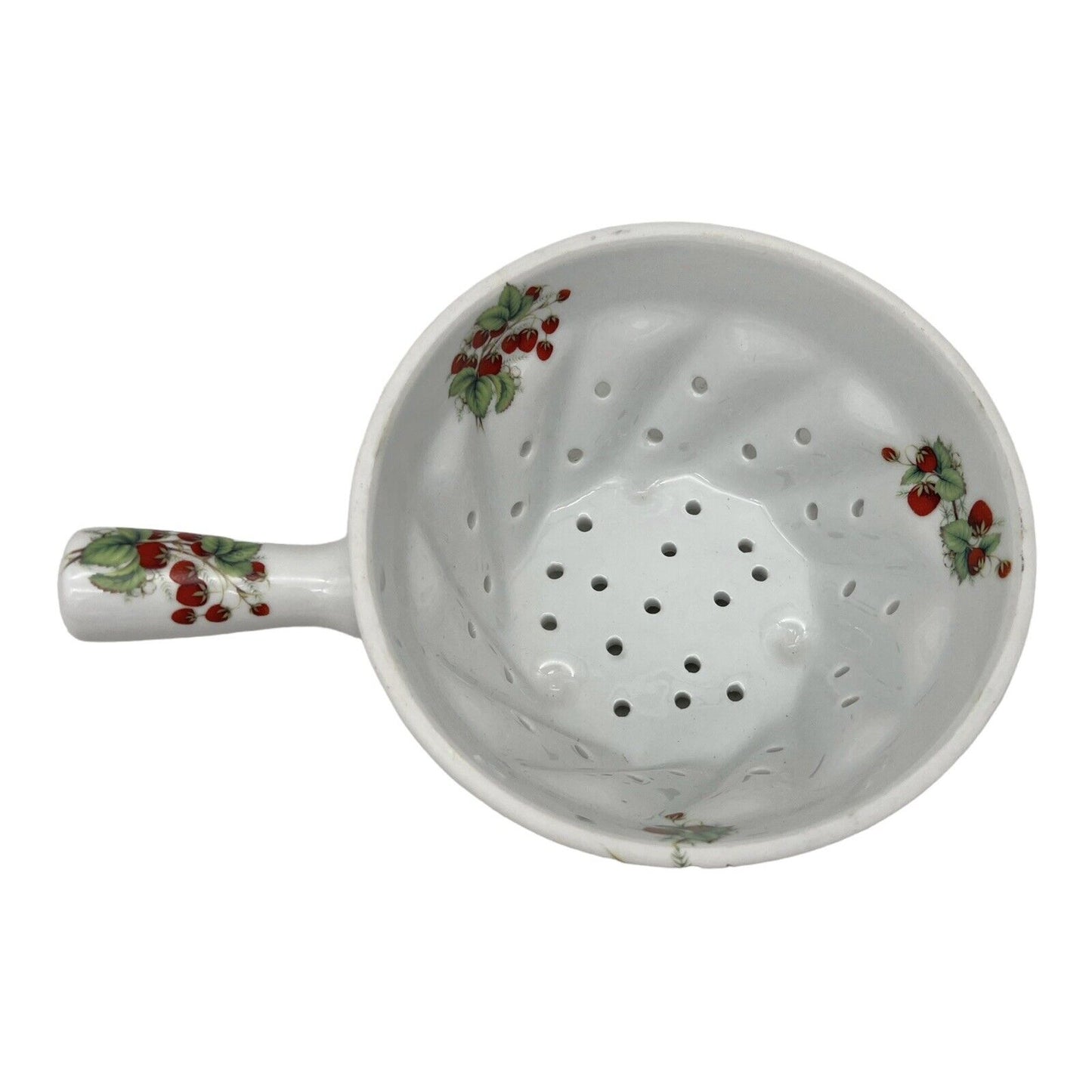 French porcelain jam colander sold by All Things French Store