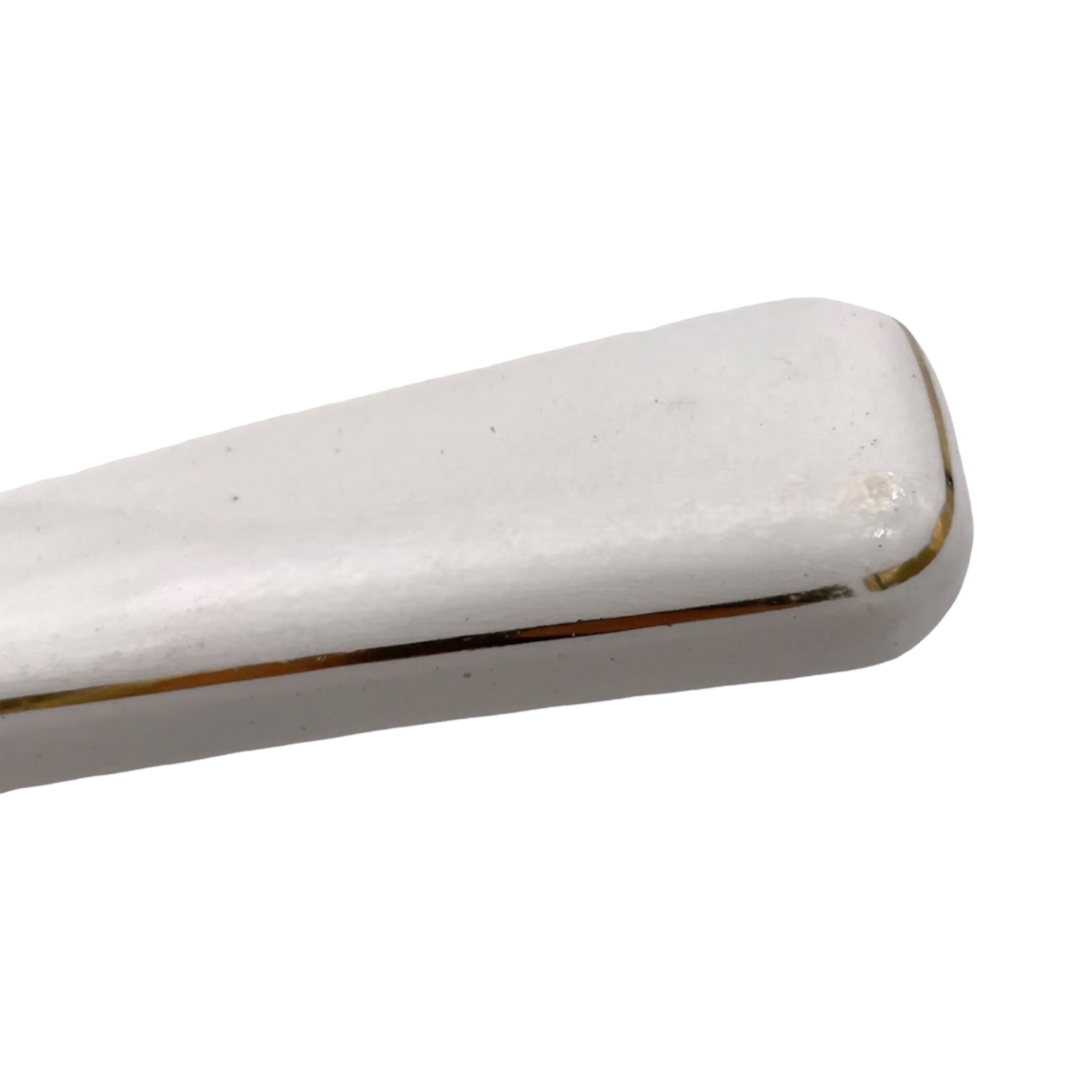 image of handle for French vintage porcelain cake slice