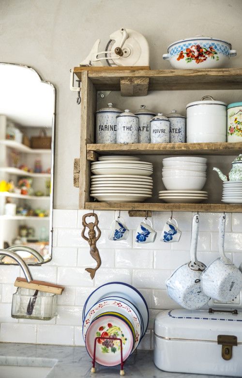 French Vintage and Shabby Chic Kitchenware