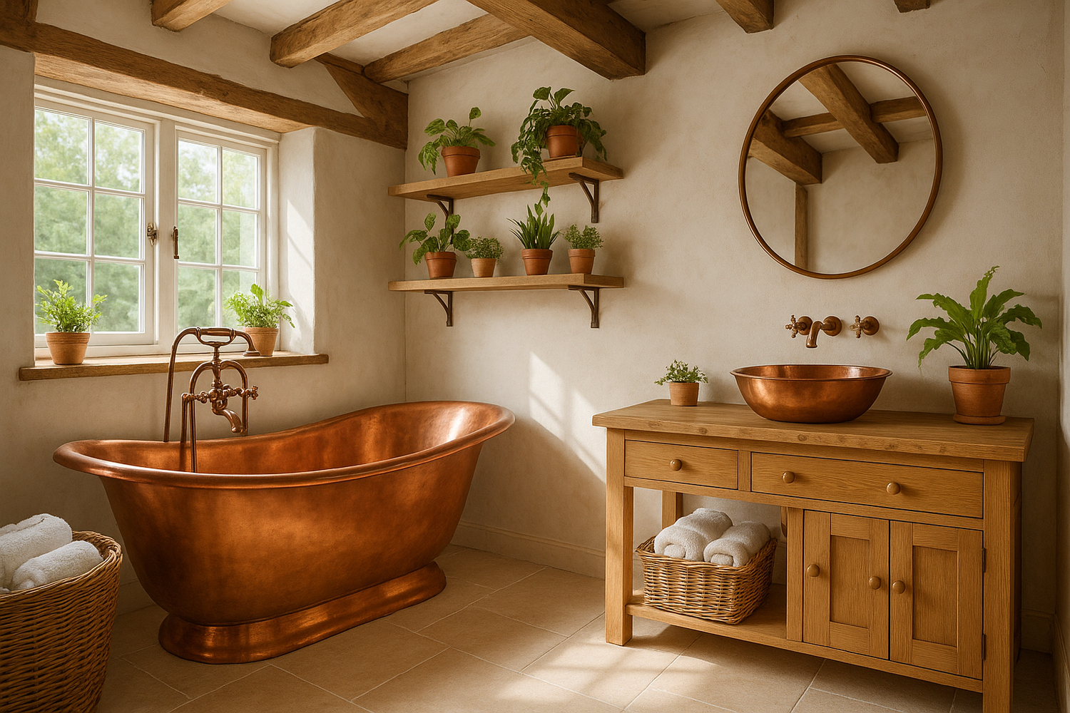 Up Cycled Copper Basins