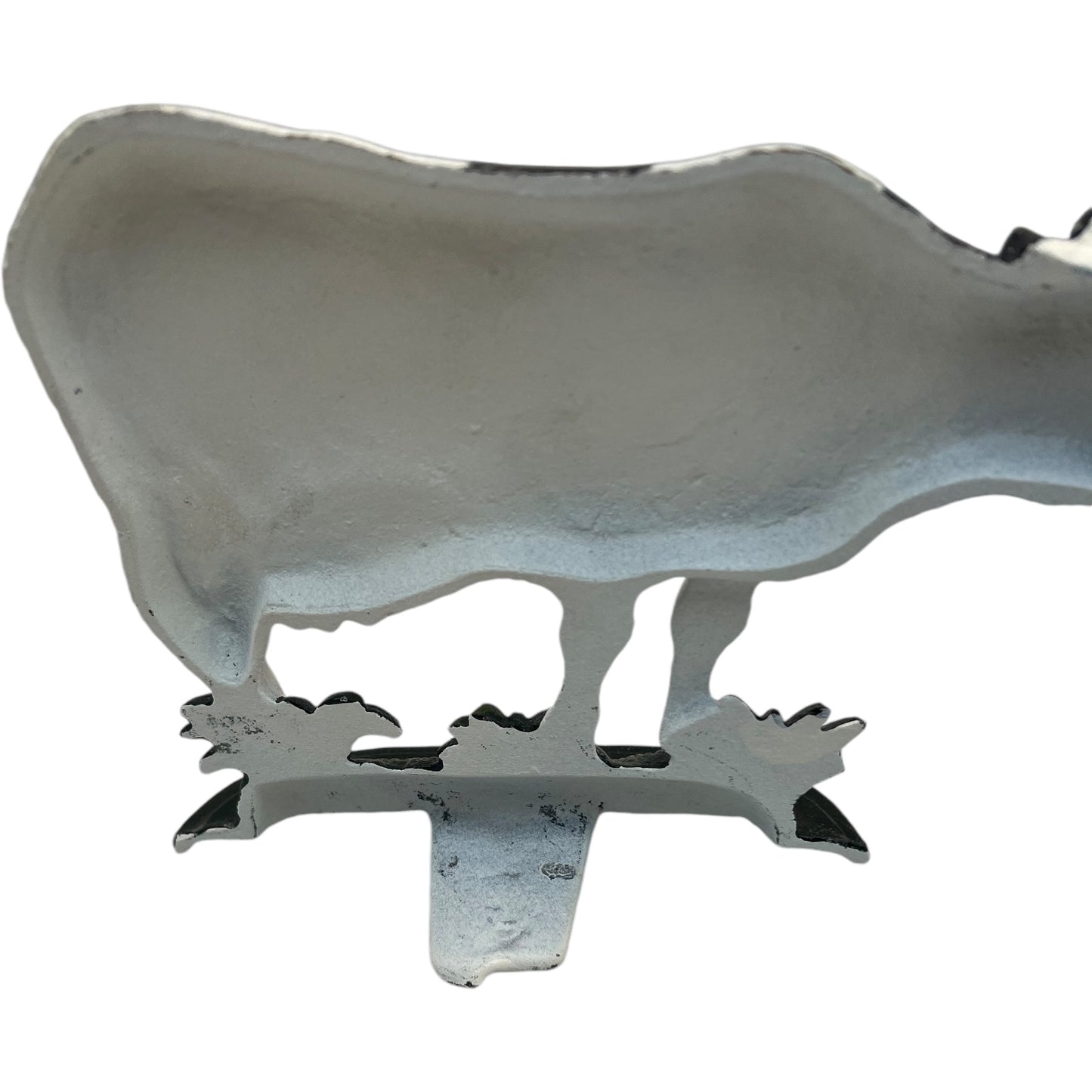 French Cast Iron Cow Door Stop, Farmhouse Chic Doorstop Wedge, Door Stay