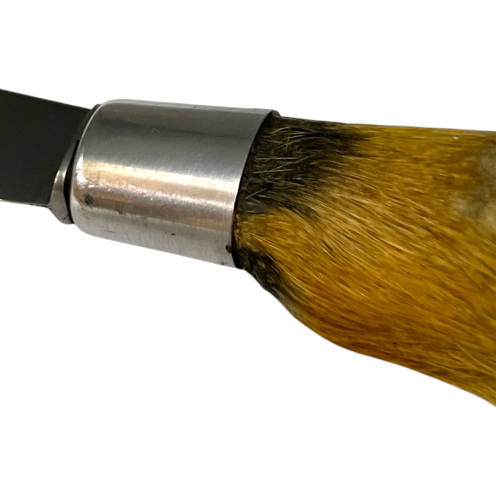 French Deer Hoof Taxidermy Cutlery, Deer Hoof Handle Cheese Knife 