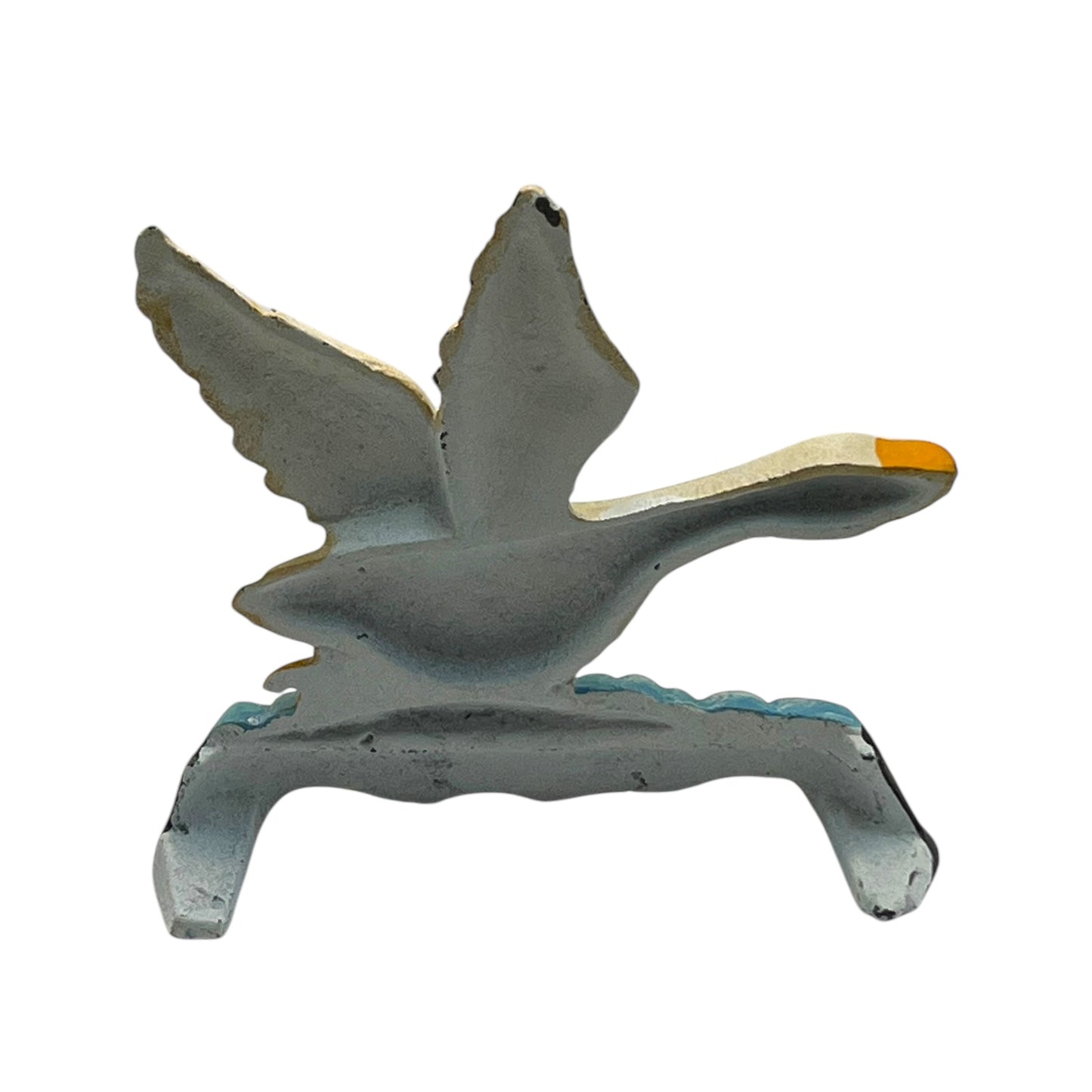 French Cast Iron Goose Door Stop, Farmhouse Chic Doorstop Wedge