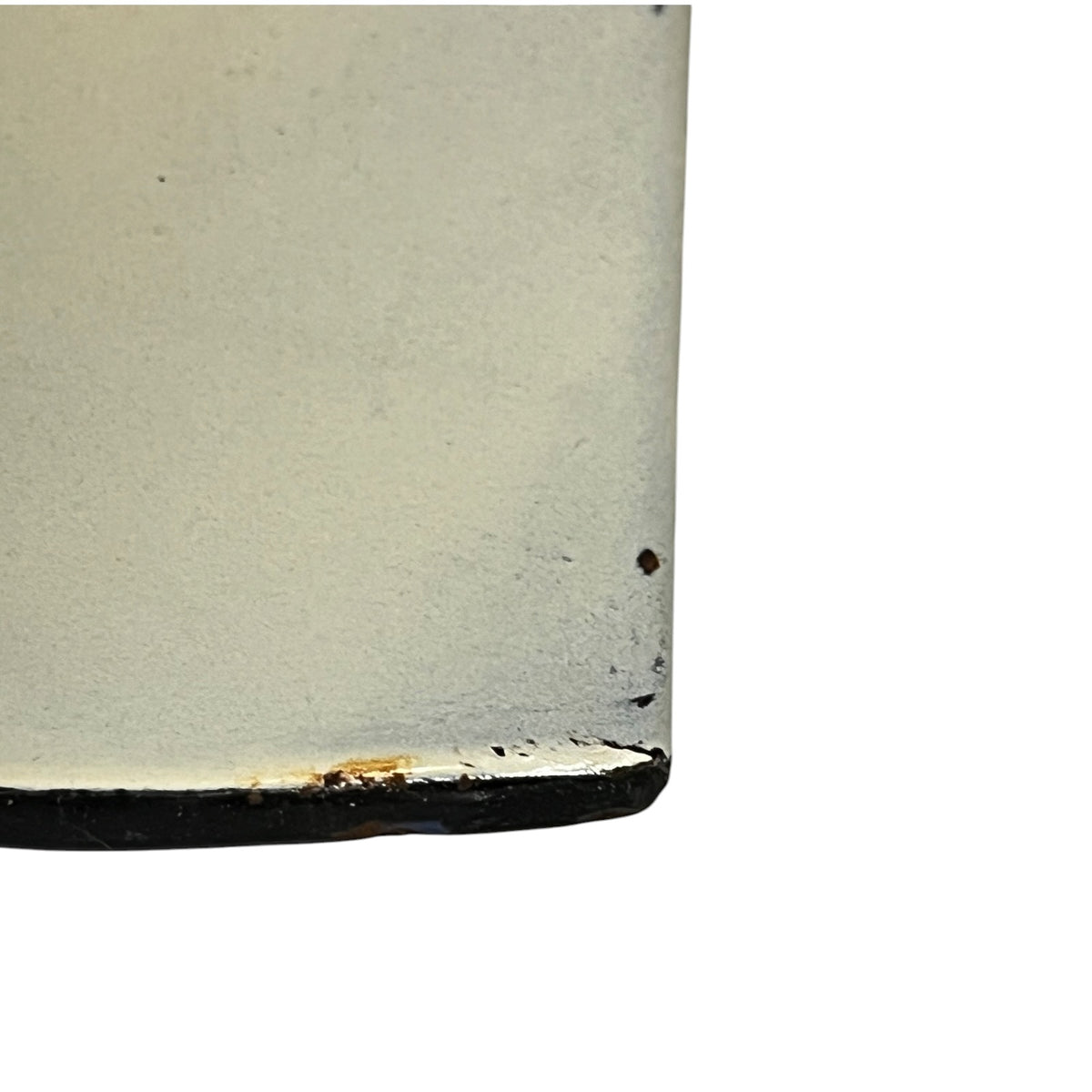 French Vintage Style Enamel Salt Box – Cream SEL Wall Hanging Pot | Farmhouse Kitchen Décor
